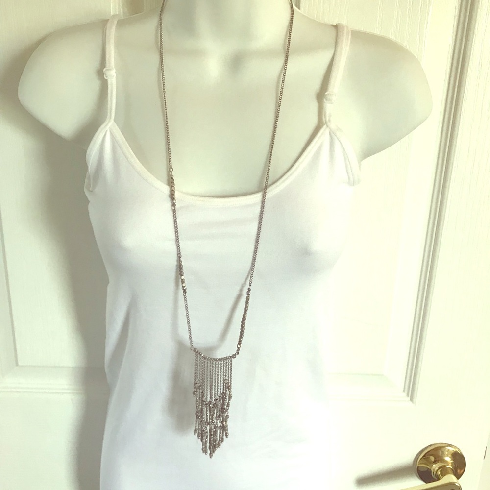 2/$12🔥 Silver-tone long necklace